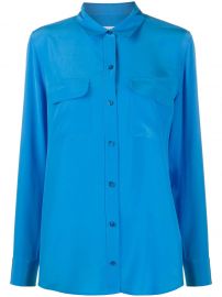 Equipment silk long sleeve shirt silk long sleeve shirt at Farfetch